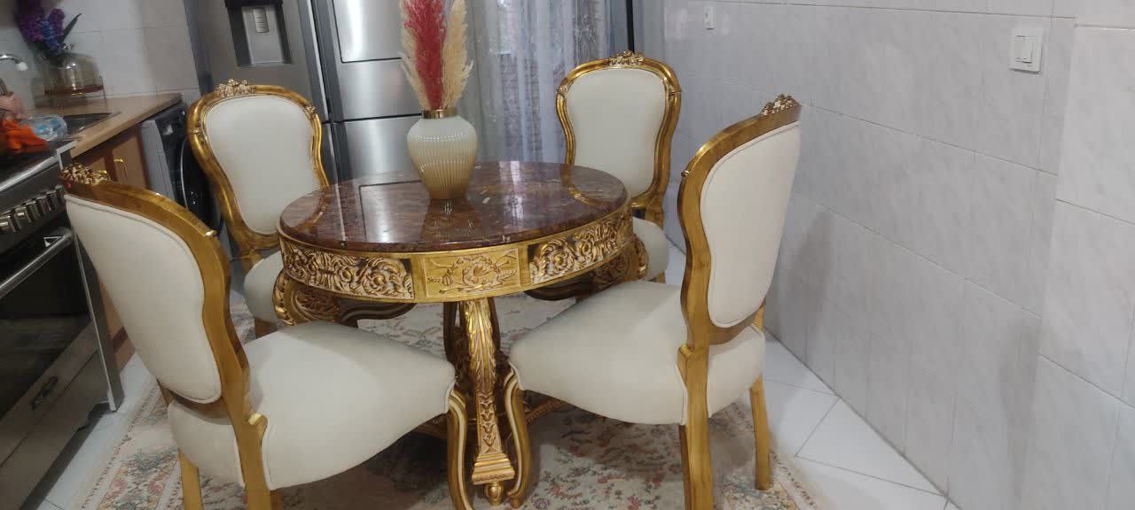 صندلی سه گل با میز